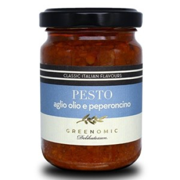 Pesto aglio olio e peperoncino