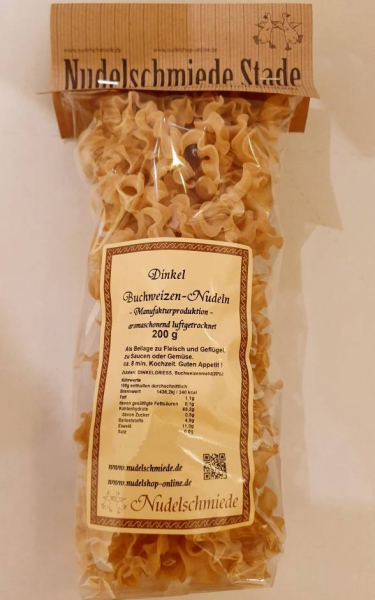 Dinkel-Buchweizen-Nudeln